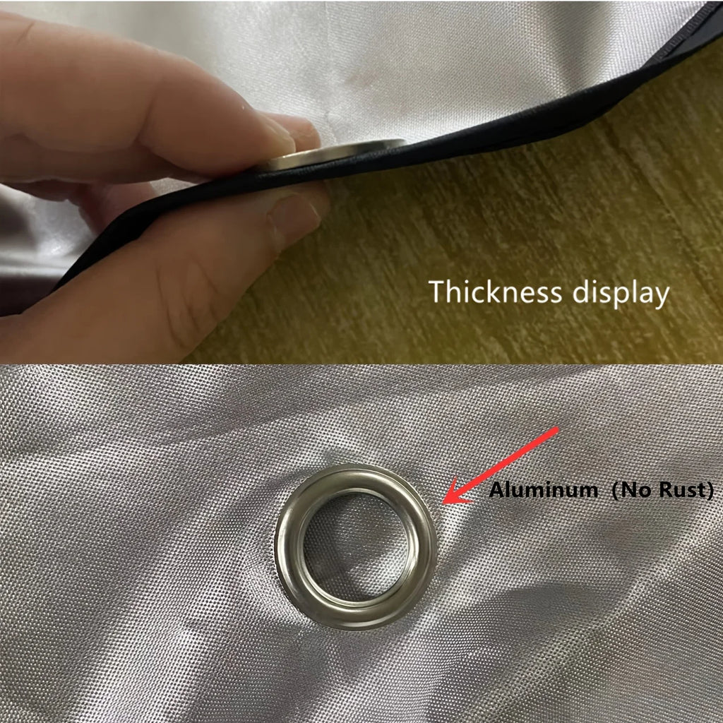 1/4pcs Foldable Windshield Protector All-Season Car Sun Visor Snow Cover SUV Hail Proof Shield Against Winter Heavy Snow Tools