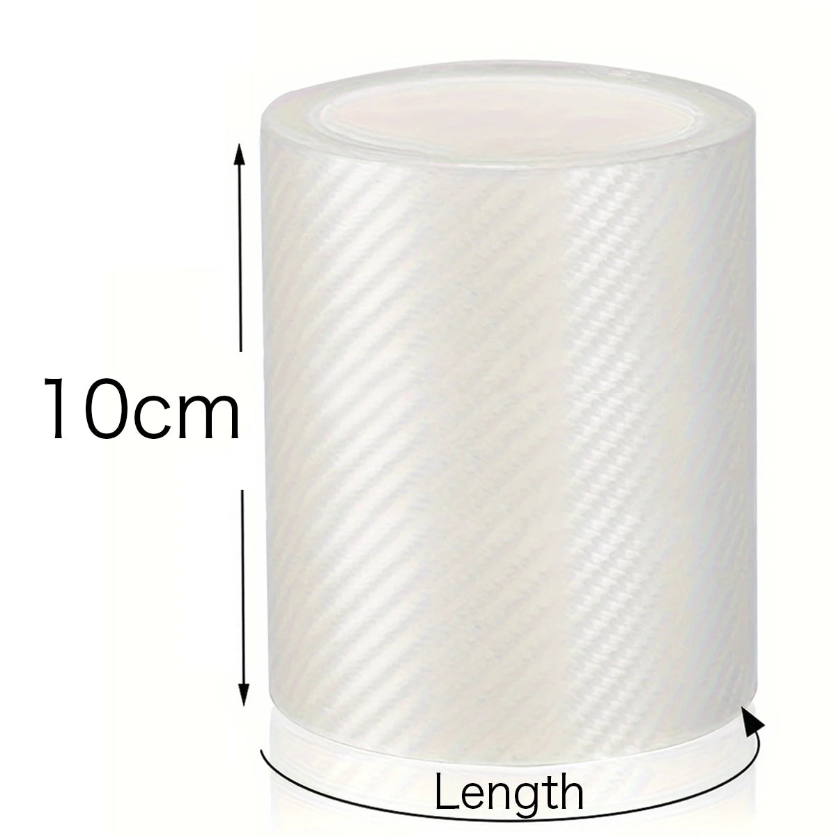 Carbon Fiber Car Door Edge Bumper Protector 3D Sticker Tape Wrap Transparent Anti-Scratch Film Vehicle Protect  Waterproof Body