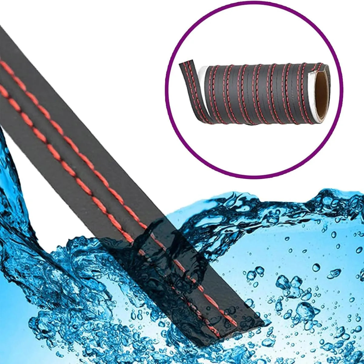 Universal Car Mouldings Trim PU Leather DIY Braid Decorative Line Strip For Door Dashboard Sticker Car Interior Accessories 2/8m