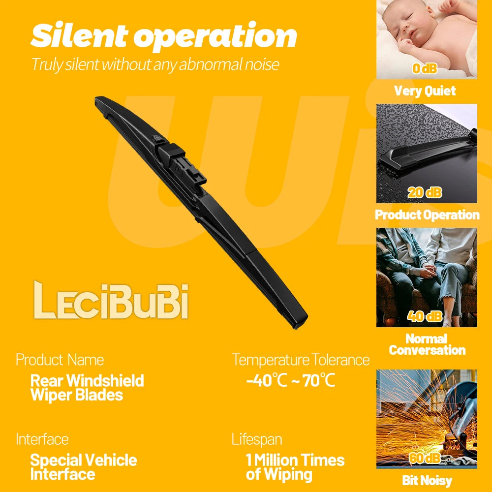 For Nissan Patrol Y62 2010-2023 2011 2012 2021 2022 Rear Windshield Windscreen Wiper Blade Tailgate Window Wipers Accessories