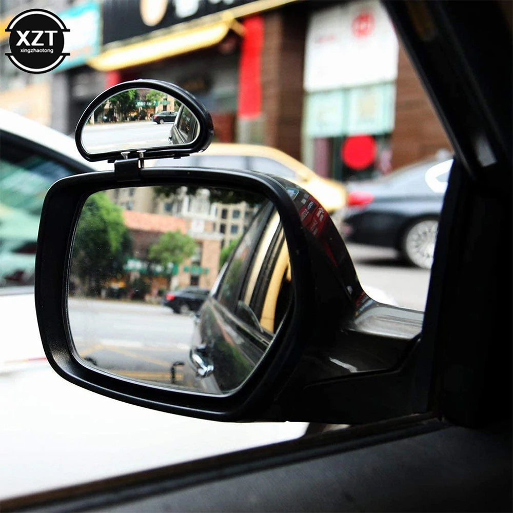 Car Adjustable Wide Angle Side Rear Mirrors High-Definition Convex Blind Spot Mirror Snap Way Parking Auxiliary Rear View Mirror