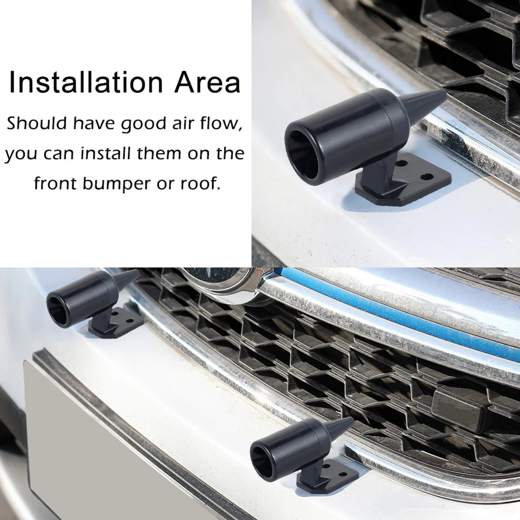 4pcs Deer Warning Whistles Wind Deer Repelling Whistles Mini Deer Collision Alerts Wildlife Warning Device Car Accessories