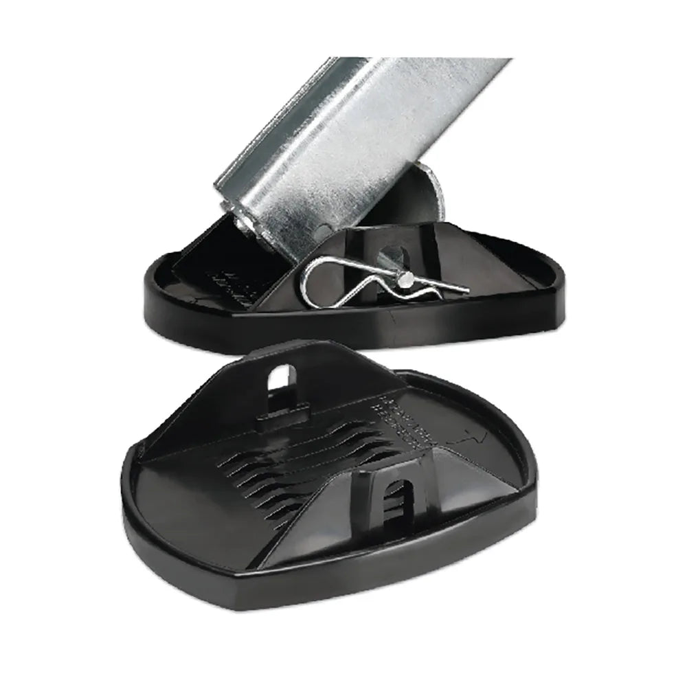 4PCS-Generic RV Trailer Jack Pads Easy Installation Leveller Wheel Foot Leg Support Universal Wheel Foot Leg Support Adapter