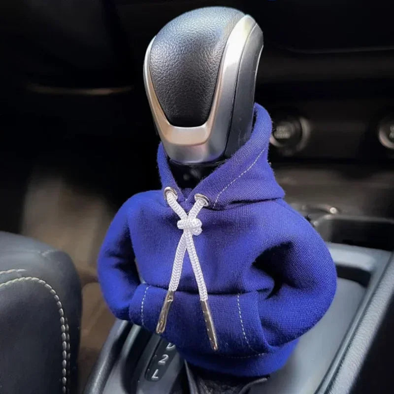 Hoodie Universal Car Shift Lever Interior Decor Gear Shift Hoodie Cover Shift Cover Gear Handle Decoration Fits Manual Automatic