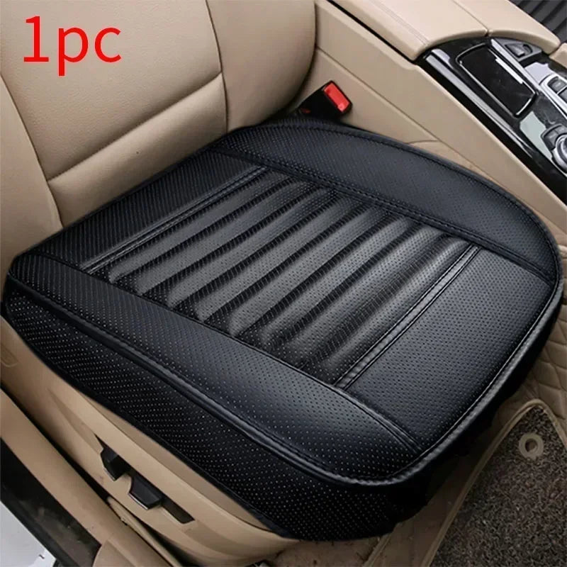 Leather Car Seat Cover Interior Auto Seats Cover Cushion Four Seasons Protector Mat Universal Seat-Cover Carpet Auto Accessories
