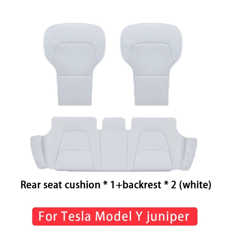 For Tesla Model Y 2025 2026 juniper Ventilation leather seat cover cushion Breathability Comfortable  seat Interior accessories