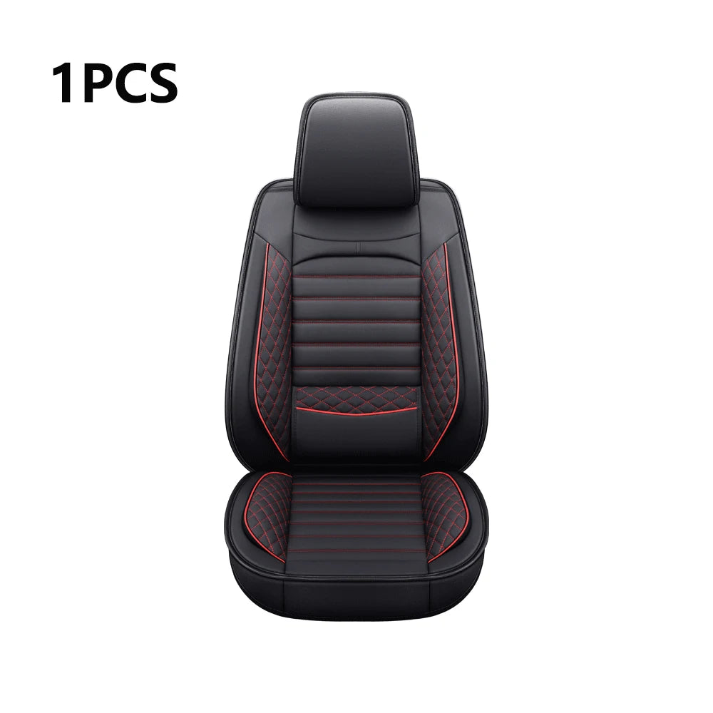 Elegant Universal Faux Leather Car Seat Cover by Tand: Easy-Clean, Comfort Design, Fits Major Models - Enhance Your Car's