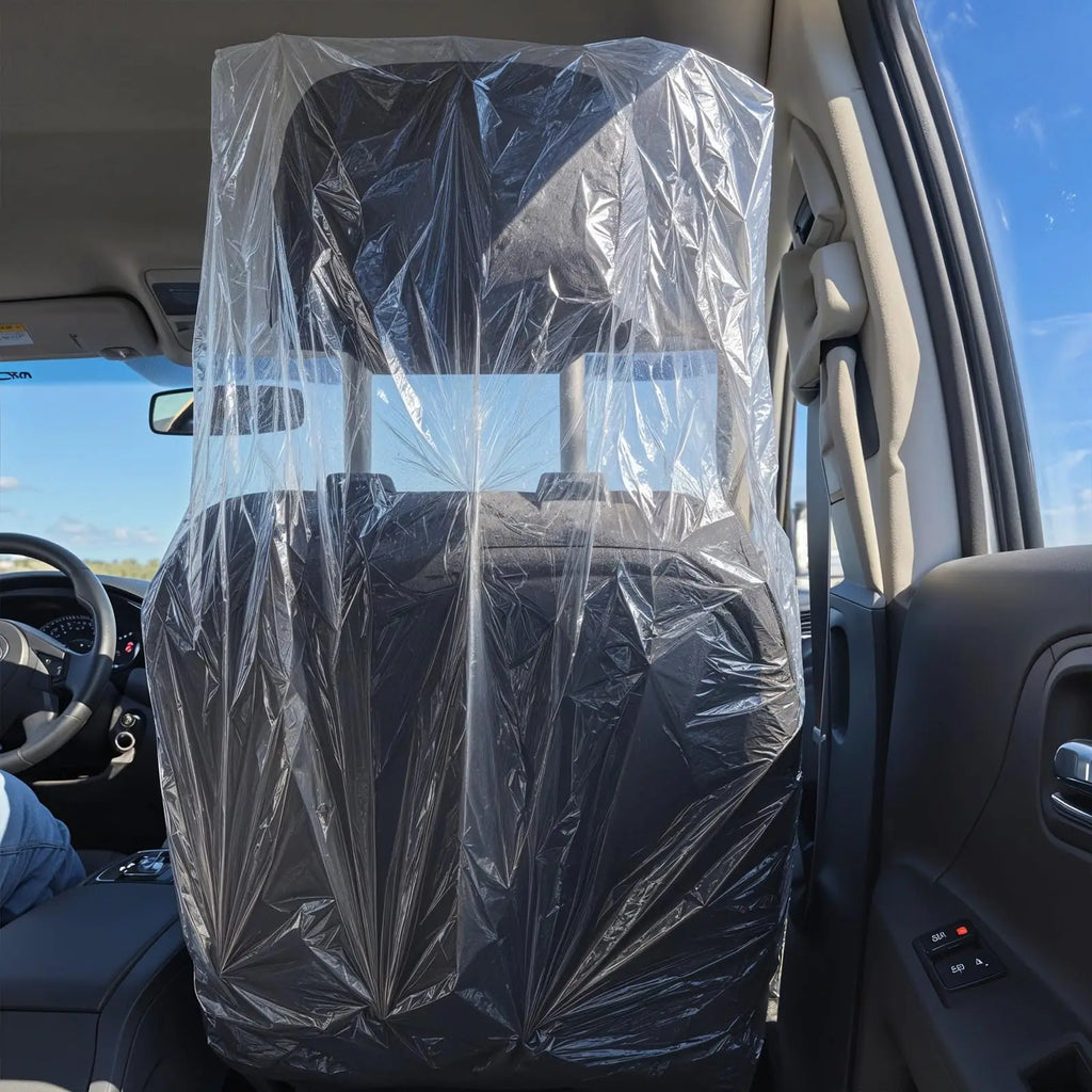 50Pcs Universal Disposable Car Seat Covers - Waterproof Protective Pads for Auto Beauty Shops & Personal Use