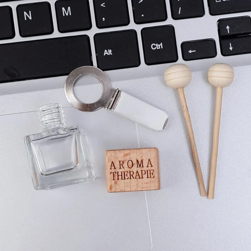 8ml Car Air Vent Perfume Bottle Auto Air Freshener Bottle Air Vent Outlet Perfume Clip Diffusion Jar Cars Interior Accessories