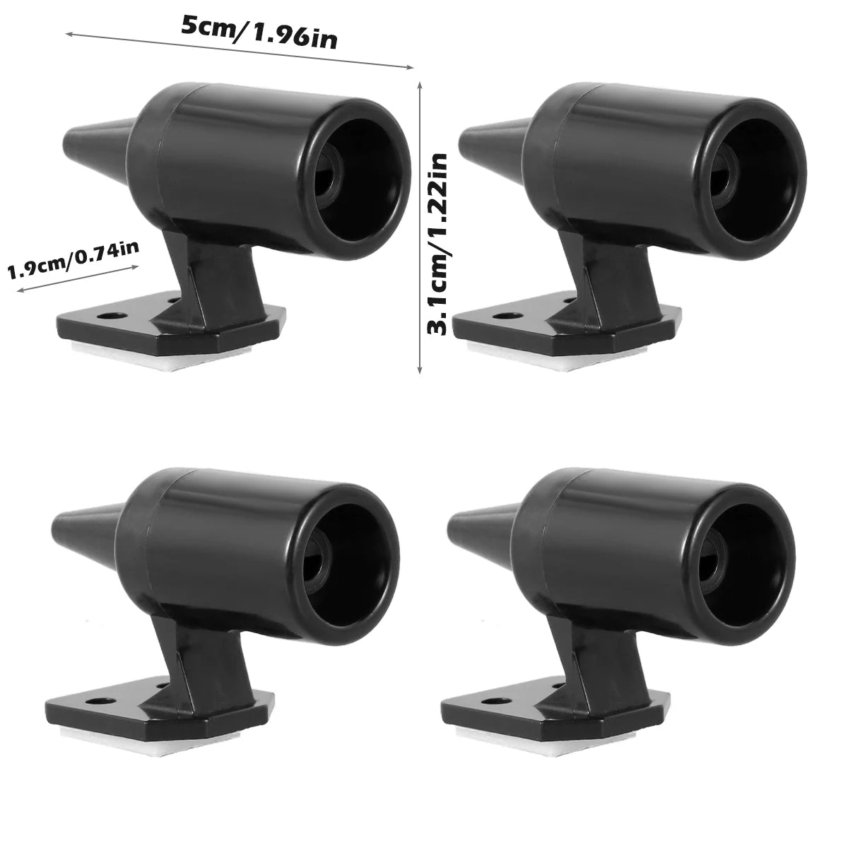 4pcs Deer Warning Whistles Wind Deer Repelling Whistles Mini Deer Collision Alerts Wildlife Warning Device Car Accessories