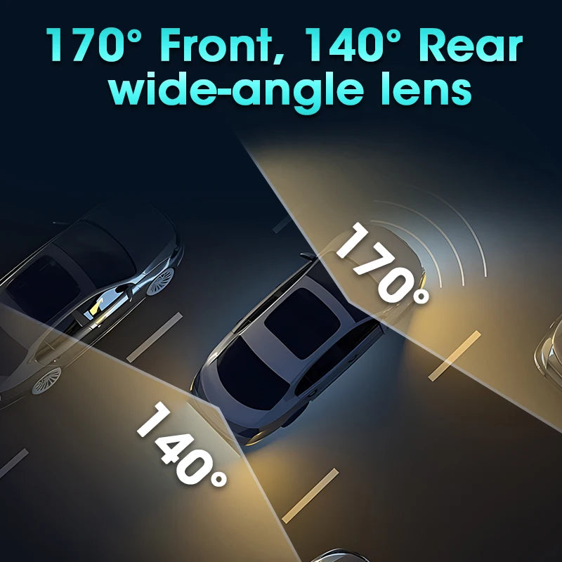 8.1 Inch Carplay & Android Auto 4K 2160P Wifi Dash Cam Rearview Camera Mirror Car DVR GPS Navigation Dual Lens Video Recorder