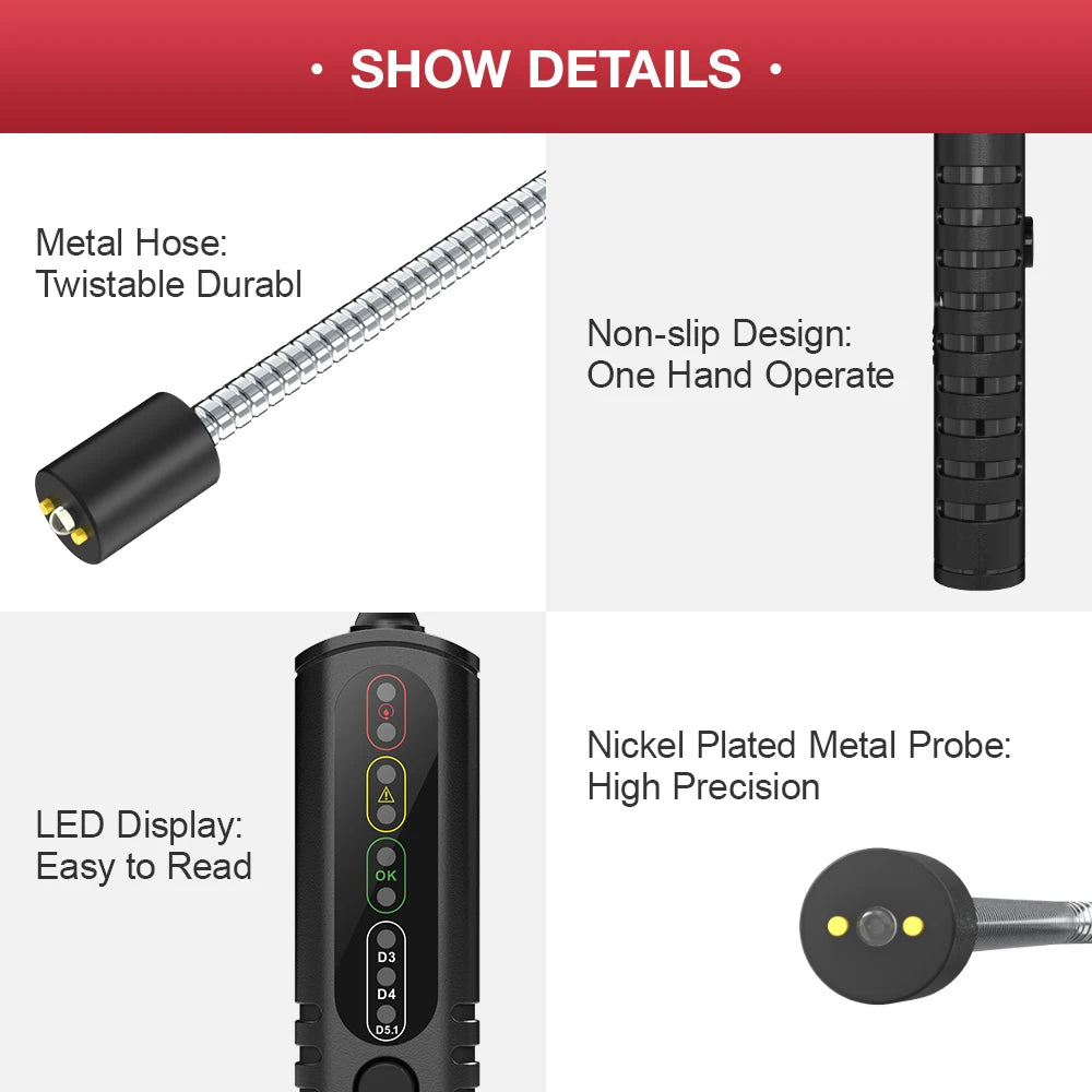 BF100 Digital Brake Fluid Tester Car Brake Fluid Quality Inspection Tool BF200 DOT3 DOT4 DOT5.1 Brake Fluid Tester Tool