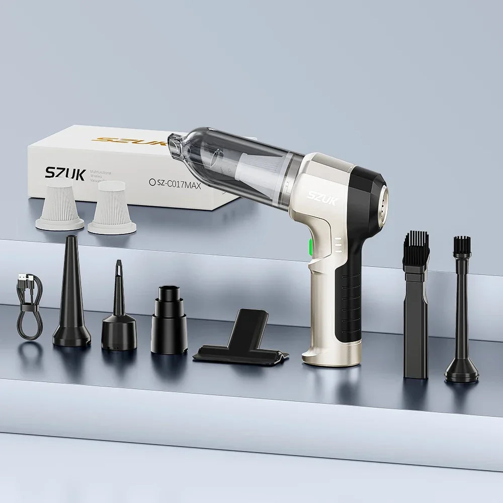 SZUK 9998700PA Car Vacuum Cleaner Strong Suction Cordless Wireless Cleaner Portable HandHeld Vacuum Cleaner Cleaning Machine