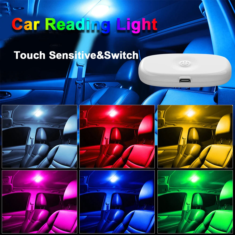 Adesivas Wireless Led Lights Trunk LED Light Roof Car Interior Lights Ambient Car Lighting Caravan LED Touch Lights with Battery