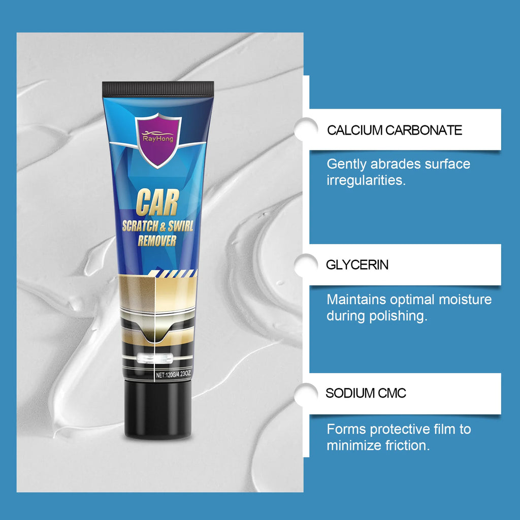 Car Scratch Remover Paint Care Tools Auto Body Grinding Compound Anti Scratch Wax Renovation Cleaning Brightening Repair Cream