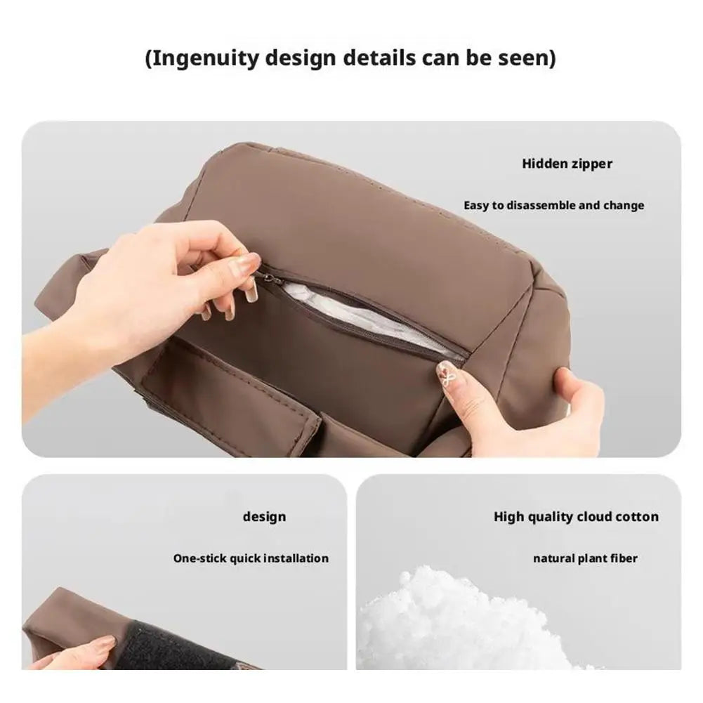 1/2Pcs 3D Car Neck Pillow Car Seat Headrest Pillow Auto Memory Cotton Protector Cushion For Universal Travel Car Head Support