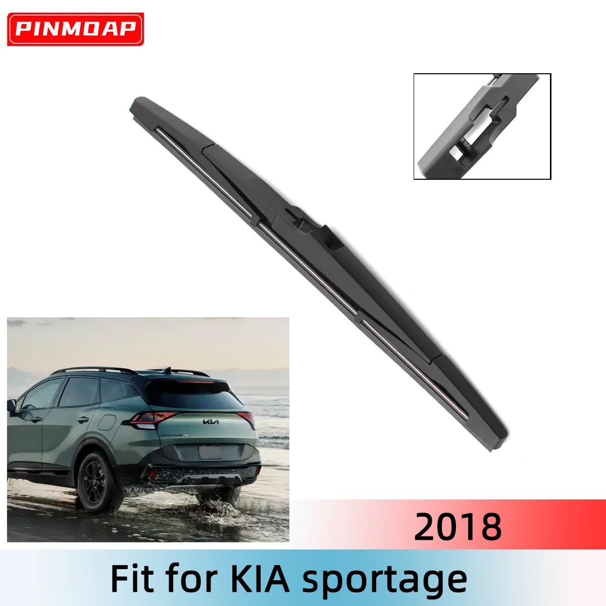 12" Rear Windshield Windscreen Washer Wiper Blade For KIA sportage 2018 Windshield Windscreen Rear Window Accsesories