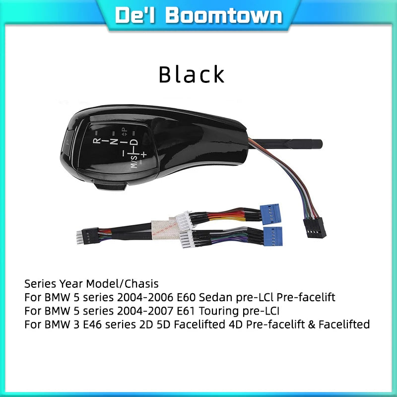 LED Gear Shift Knob Shifter Lever For BMW 1 3 5 6 Series E90 E60 E46 2D 4D E39 E53 E92 E87 E93 E83 X3 E89 Automatic Accessories