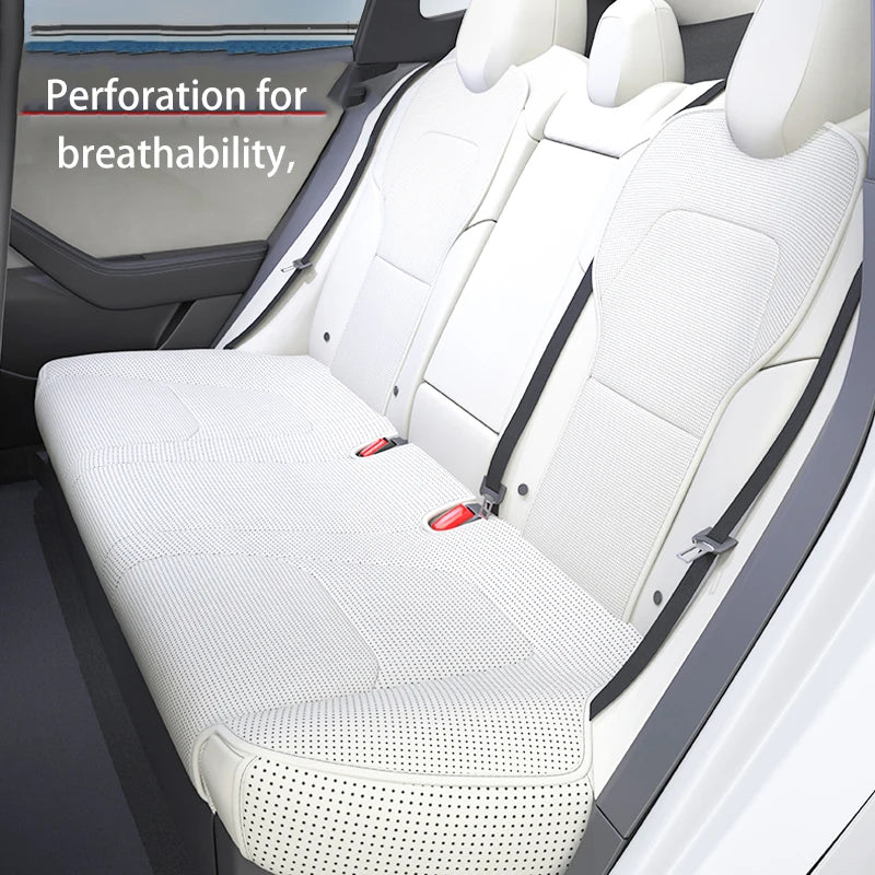 For Tesla Model Y 2025 2026 juniper Ventilation leather seat cover cushion Breathability Comfortable  seat Interior accessories
