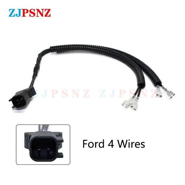 Horn Plug 4Wire Corrugated Tube Dedicated Snail Horn Male Socket Conversion Plug Car Auto Speakers Single Horn Refit Double Horn