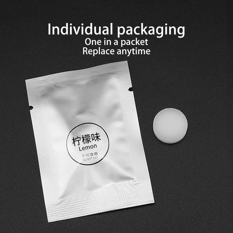 5PCS Car Air Outlet Aromatherapy Tablets Air Outlet Supplement Tablets Small Fan Pe Solid Fragrance Tablets