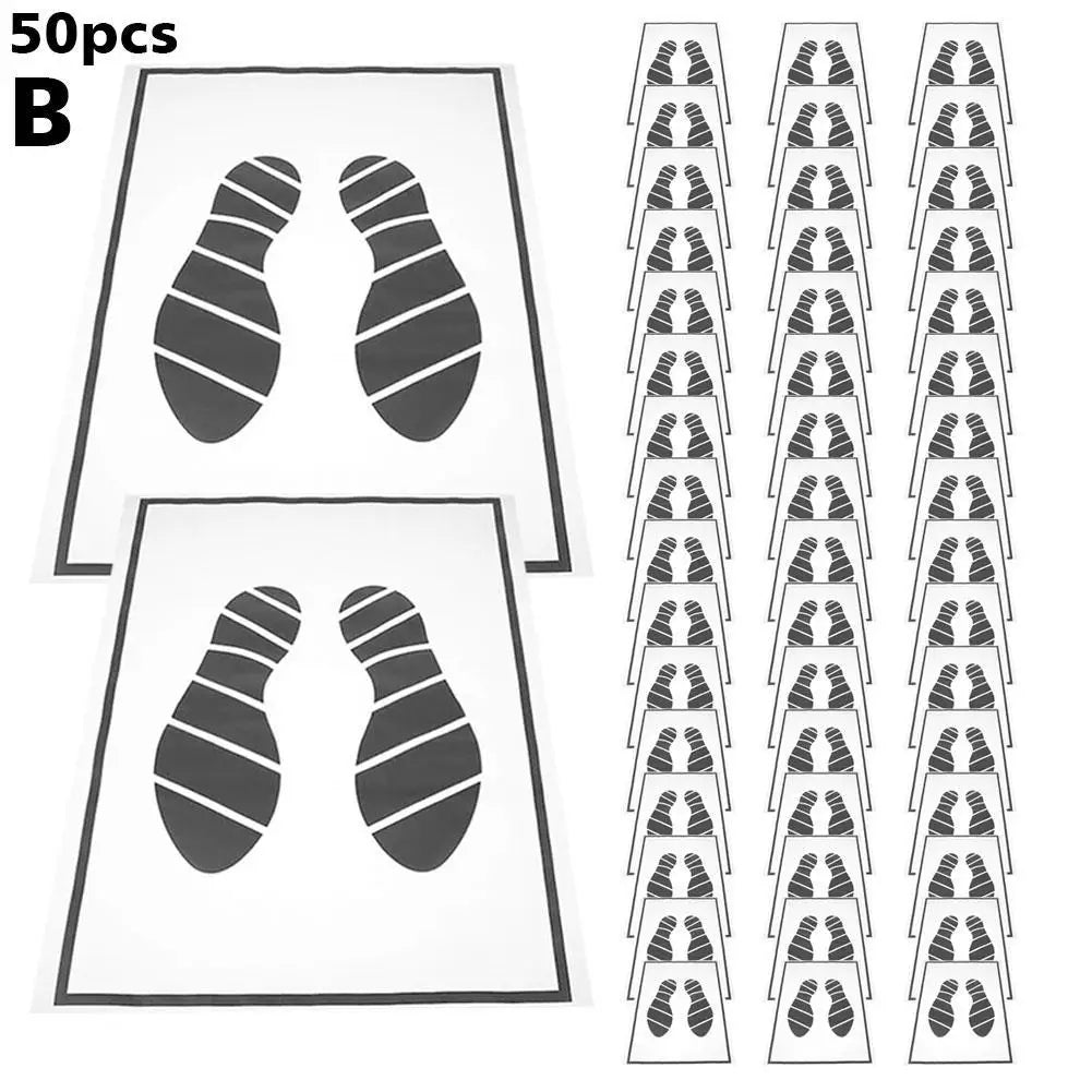 25/50/100Pcs Disposable Car Foot Mats Portable Paper Vehicle Foot Pads For Protection Disposable Car Mat Paper Anti-dirty Mat