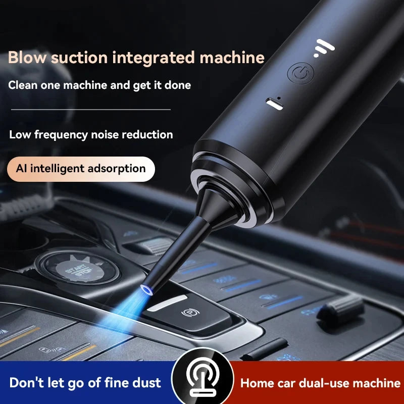 Dust Collector Portable Car Vacuum Cleaner Powerful Suction Electric Wireless Smart Home Cleaning Car Vacuum Cleaner New