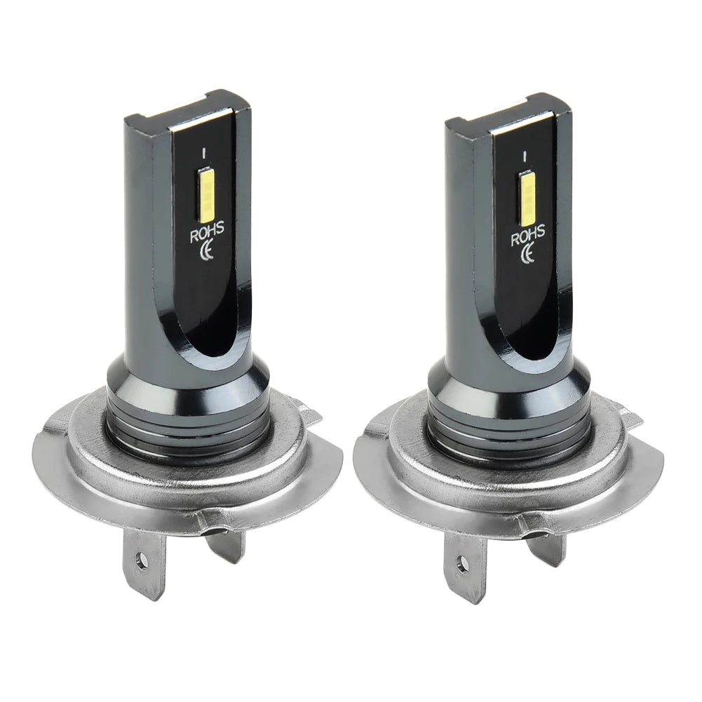 2pcs Auto LED Headlight CSP H7 LED Headlight Replace Xenon Hi/Low Kit Bulbs Beam 6000K Canbus Error Free 12V 24V Aluminum Alloy