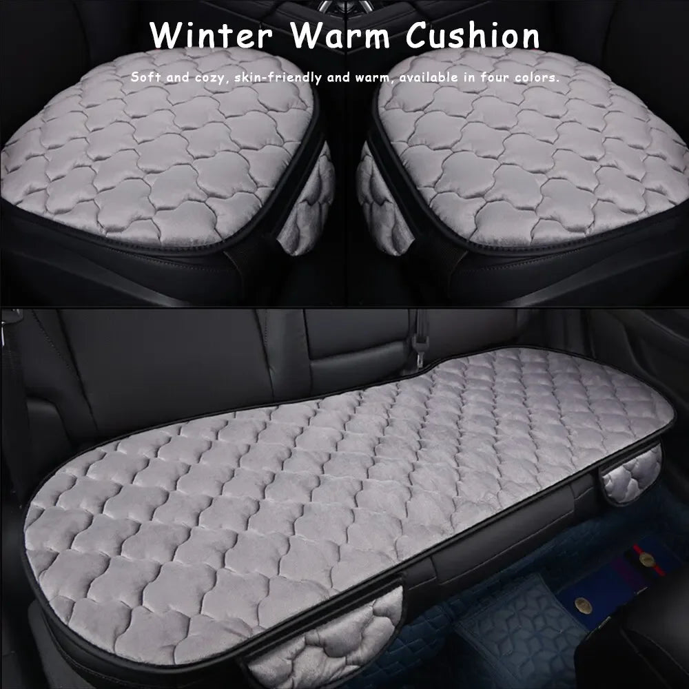 Auto Interior Accessories Winter Warm SUV Car Seat Cover Universal Cushion Front Rear Breathable Protector Mat