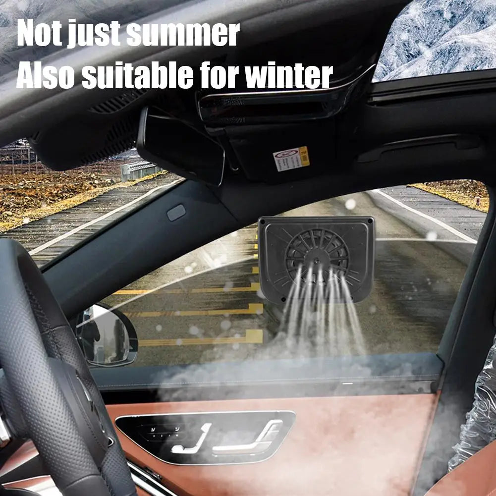 Car Solar Exhaust Fan Auto Interior Ventilation Smoke Exhaust Heat Dissipation Accessory Car Decoration Durable Exhaust Fan