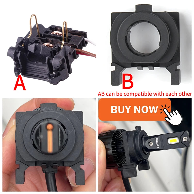 Philips Ultinon Rally 3551 LED H4 H7 H11 HB3/4 H18 H19 HIR2 Car Headlight 6500K White Max Power 100W Max Lumen 9000lm LED Bulb