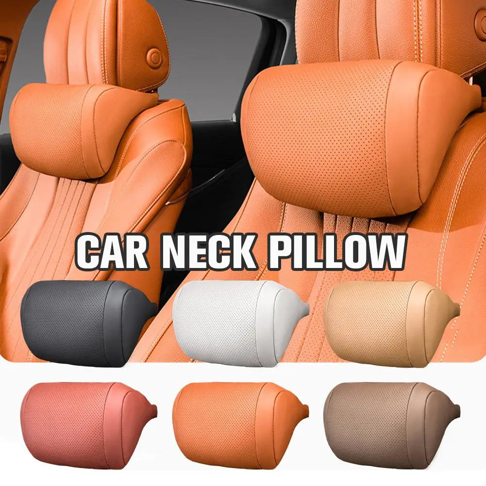 1/2Pcs 3D Car Neck Pillow Car Seat Headrest Pillow Auto Memory Cotton Protector Cushion For Universal Travel Car Head Support