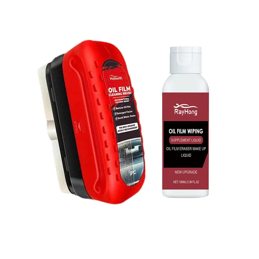 Automotive Glass Oil Film Remover Shining Mouse Windshield Cleaning Strong Decontamination Anti-fog And Rainproof Car Cleaner