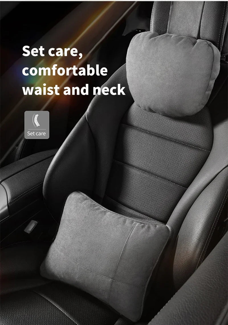 Car Neck Pillow Car Seat Headrest Pillow Auto Memory Cotton Protector Cushion For Universal Car Head Support for Gaming Chair