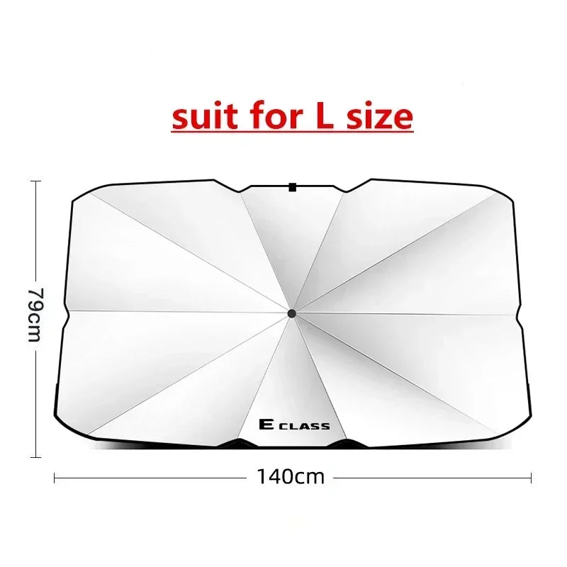 Car sun protection windshield sunshade suitable for Mercedes Benz W124 W203 W204 A CLS B C CLASS E CLA S GLA CLS SL SLC SLK