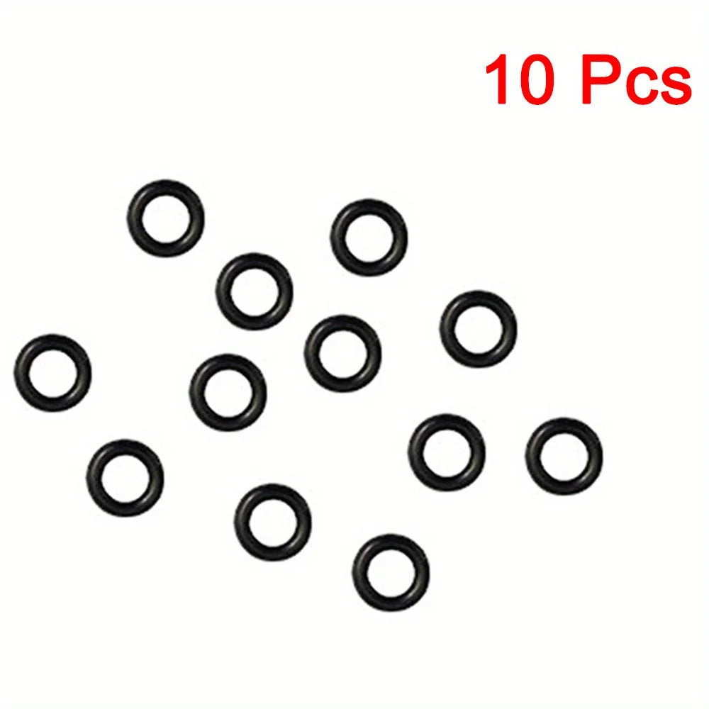 100-10pcs High Pressure Water Gun Cleaning Outlet O-ring Silicone Ring Black Car Wash Machine Car Beauty Water Gun Rubber ring