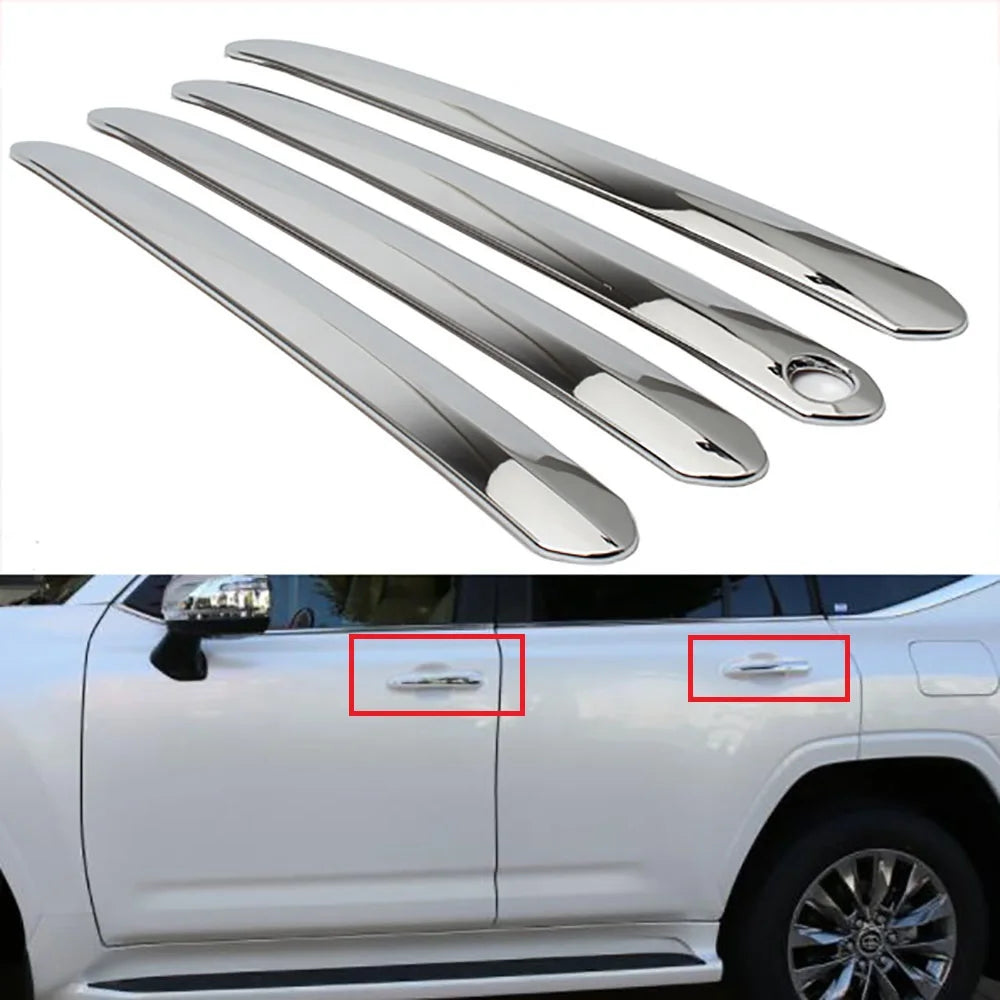 New 2021 2022 For Toyota Land Cruiser 300 LC300 ABS Chrome Car door handle cover trim protection cover Car accessory sticker 4pc