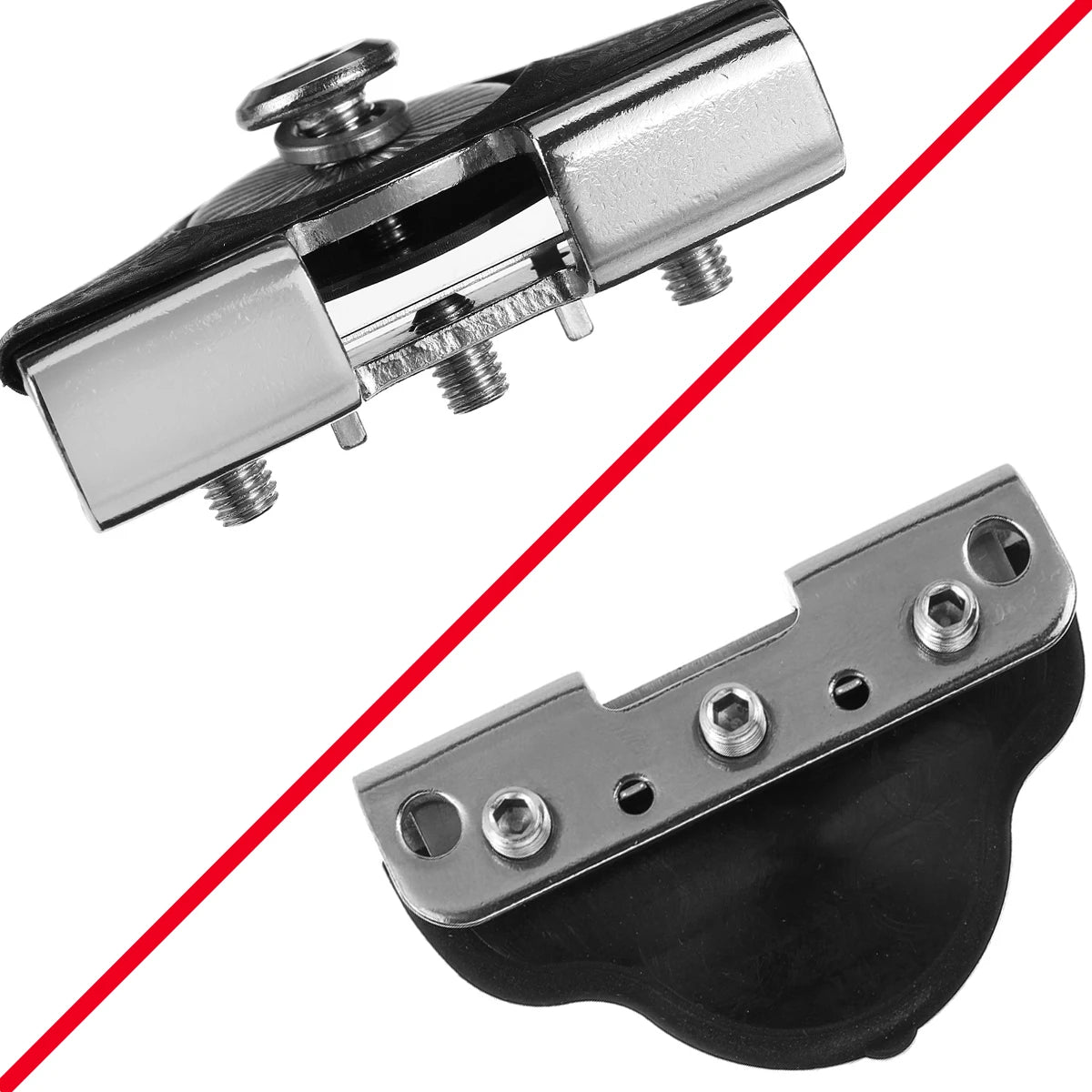 4/2PCS Universal Car Hood Mount Mounting Brackets Stainless Steel Led Work Light Bars Clamp Holder ( without Lamp ) 2Pcs