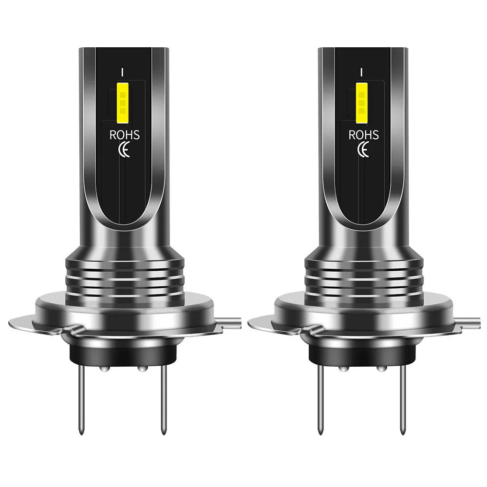 2pcs Auto LED Headlight CSP H7 LED Headlight Replace Xenon Hi/Low Kit Bulbs Beam 6000K Canbus Error Free 12V 24V Aluminum Alloy