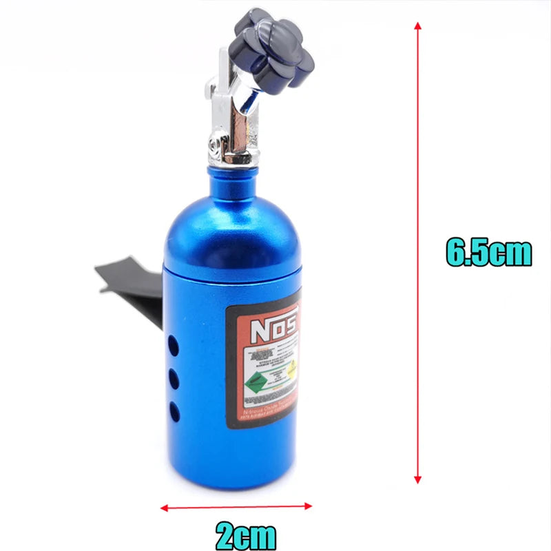 NOS Turbo Car Air Freshener Blue Billet Aluminium Scent Car Air Vent Perfume Fragrance Refill Freshener Ornament