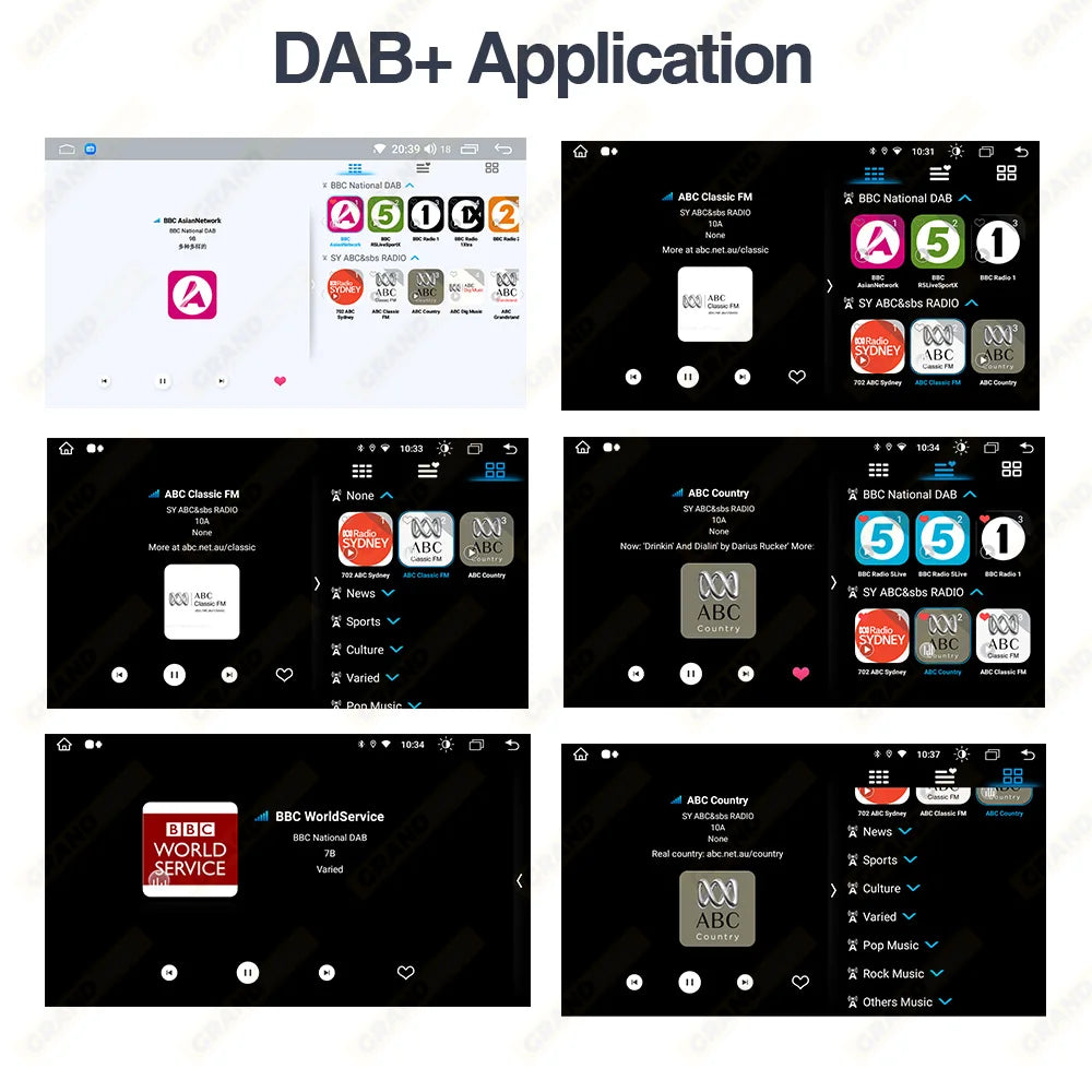 Dual DAB+ Modul DAB Box Digital Signal Receiver DAB+ Receiver Antenna Aerial USB Interface Portable For Android Car Radio Stereo