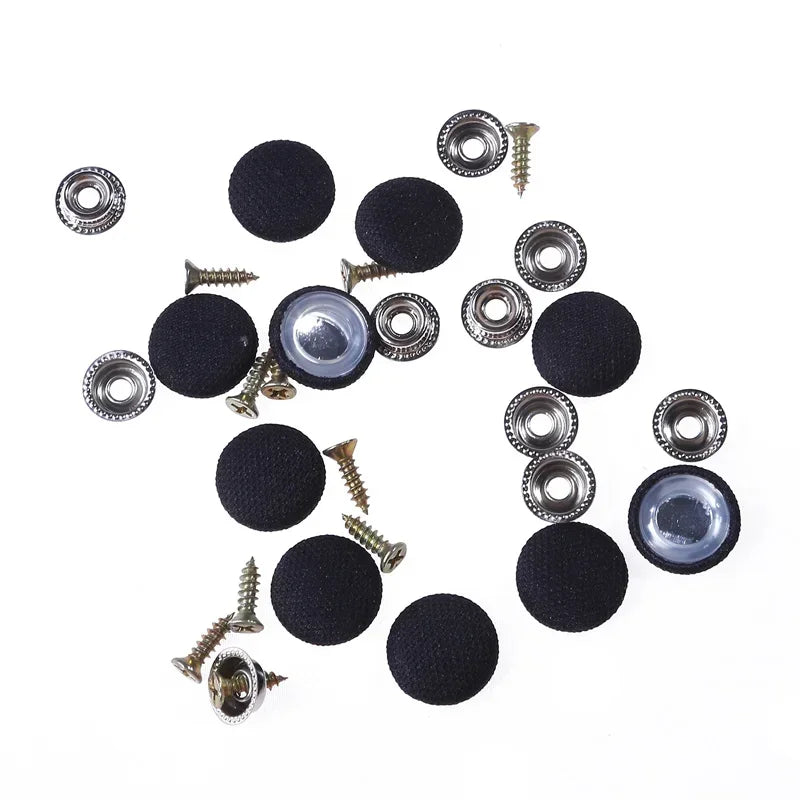 10/30/60Pcs Car Interior Roof Buckles Headliner Ceiling Cloth Fixing Screw Care Fabric Buckle Rivets Retainer Cap Repair Tools