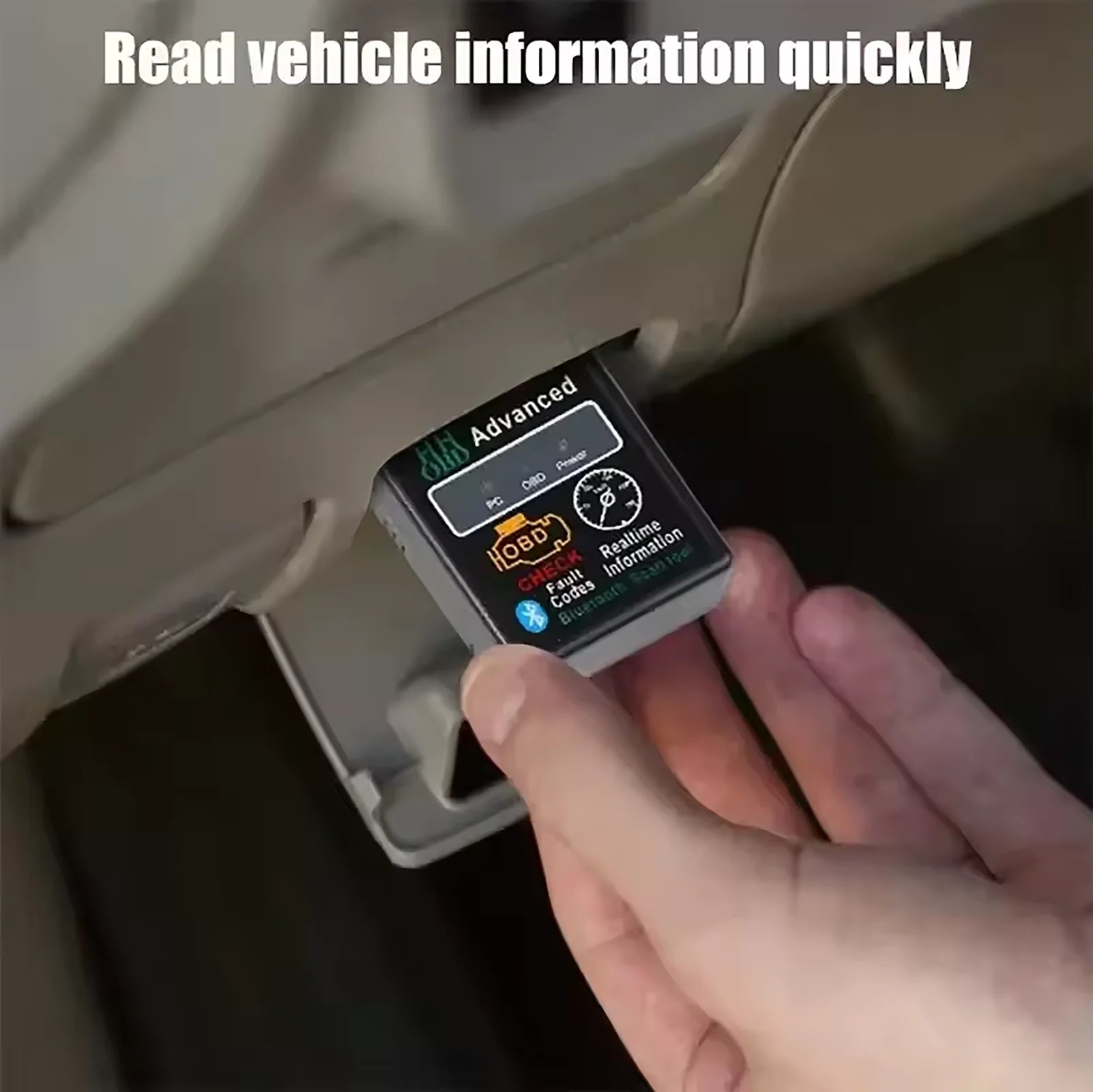 ELM327 for IOS/Android Bluetooth V1.5 OBD2 Detector Interface Adapter Car Accessories Code Reader Scanner Car Diagnostics