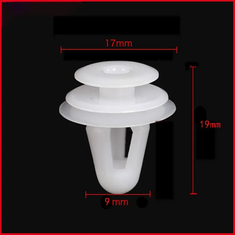 Car Door Panel Clips 9mm Hole Quick Installation Accessory for Vehicle Door Panel Repair And Maintenance