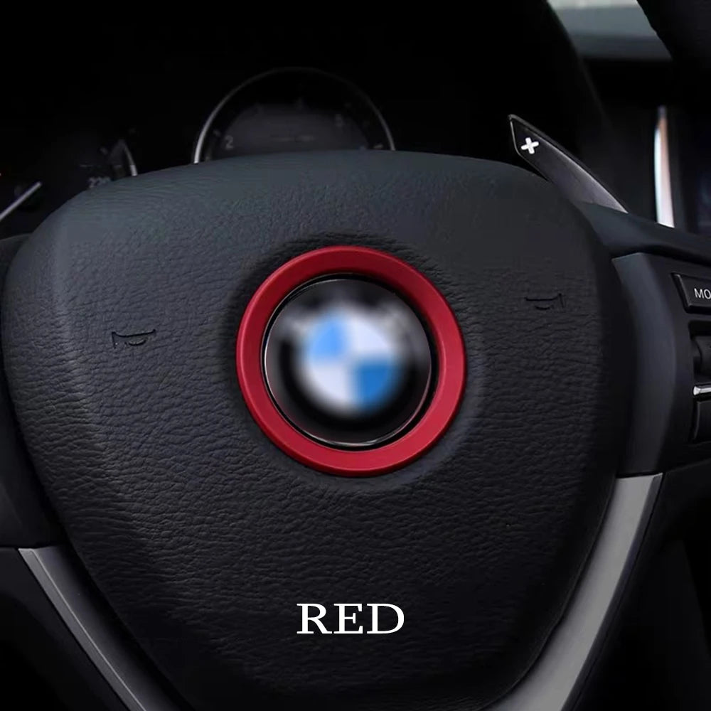 Car Styling Decoration Ring Steering Wheel Circle Sticker for BMW 1 2 3 5 Series M3 M5 E36 E46 E60 E90 E92 F30 F31 F25 X1 X3 X5