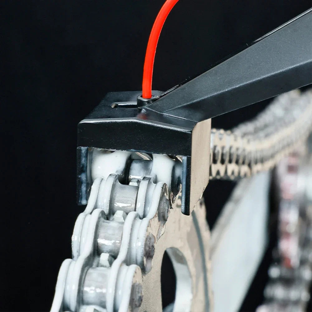 1-5PCS Bicycle Chain Lube Applicator Mess-Free Chain Wax Cleaner Attachment Motorcycle Chain Lube Oiler Tool