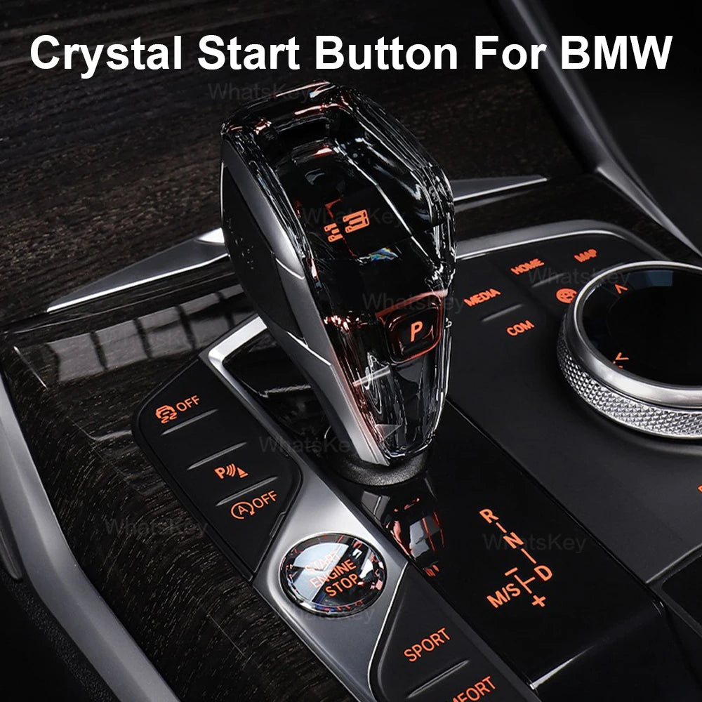 Crystal Start Button Car For BMW G20 G21 G22 G23 G26 G01 G02 G14 G15 1 2 3 4 Series Z4 F40 F44 M3 G80 M4 G82 X3 X4 X7 X6 X5
