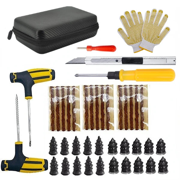 ZFOUEK Auto Tire Repair Kit Puncture Plug Tools Tyre Puncture Emergency for Universal Tire Strips Stiring Glue Repair Tool