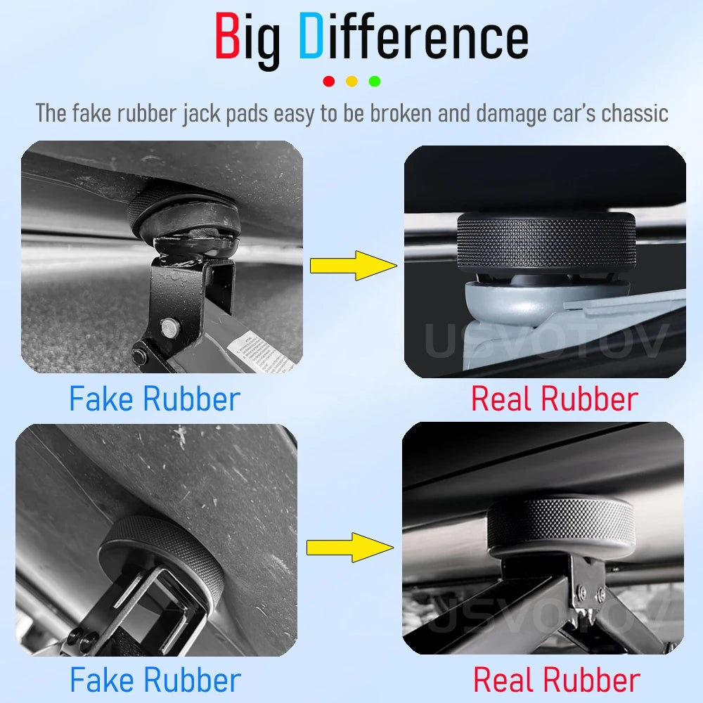 Battery & Chassis Protective Lifting Pad for Tesla Model 3 Y S X Juniper Jack Pads Floor Adapter Tire Repair Tools Accessories