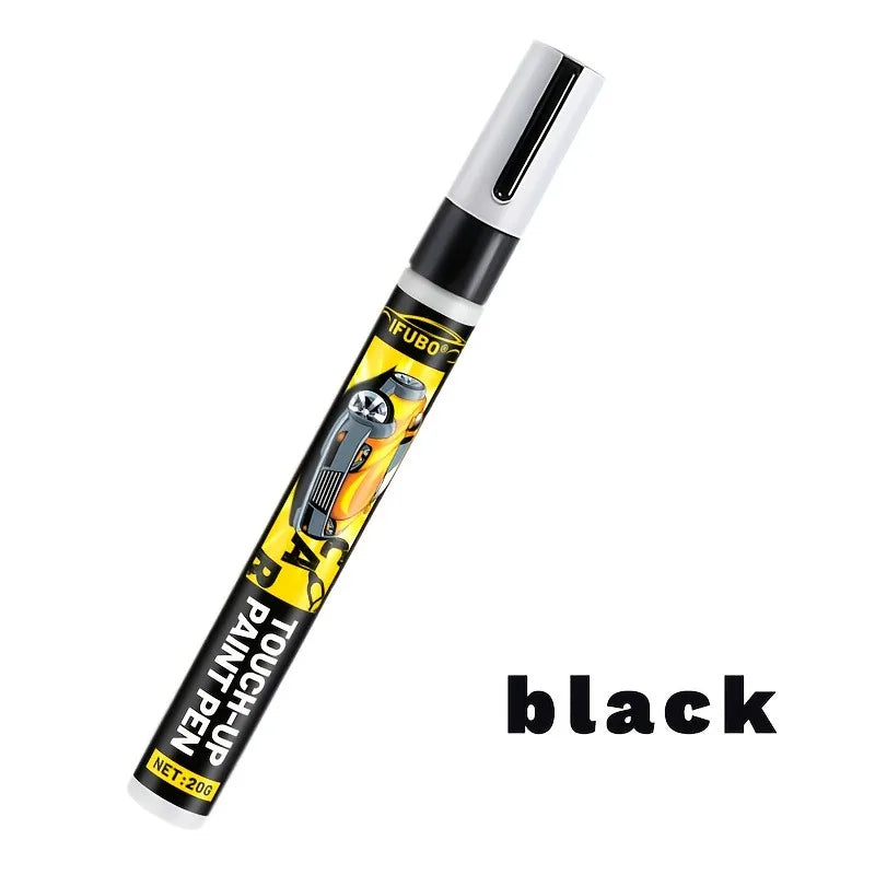 IFUBO Pro Car Paint Repair Pen: One-Step Black Plastic Touch-Up for Interior/Exterior Scratch Removal